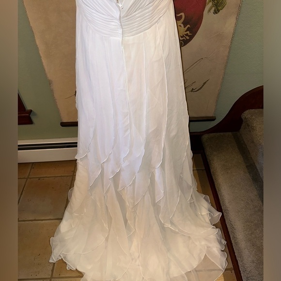 Galina Woman Chiffon Halter Summer Wedding Formal Dress Plus Size 16W READ - Picture 11 of 14